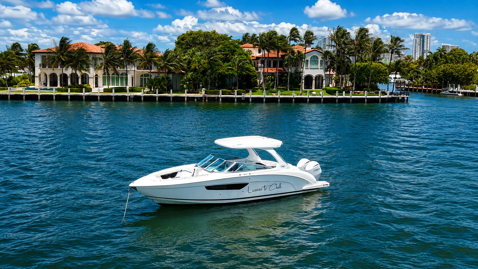 Private Regal 33 OBX ready for a Fort Lauderdale charter