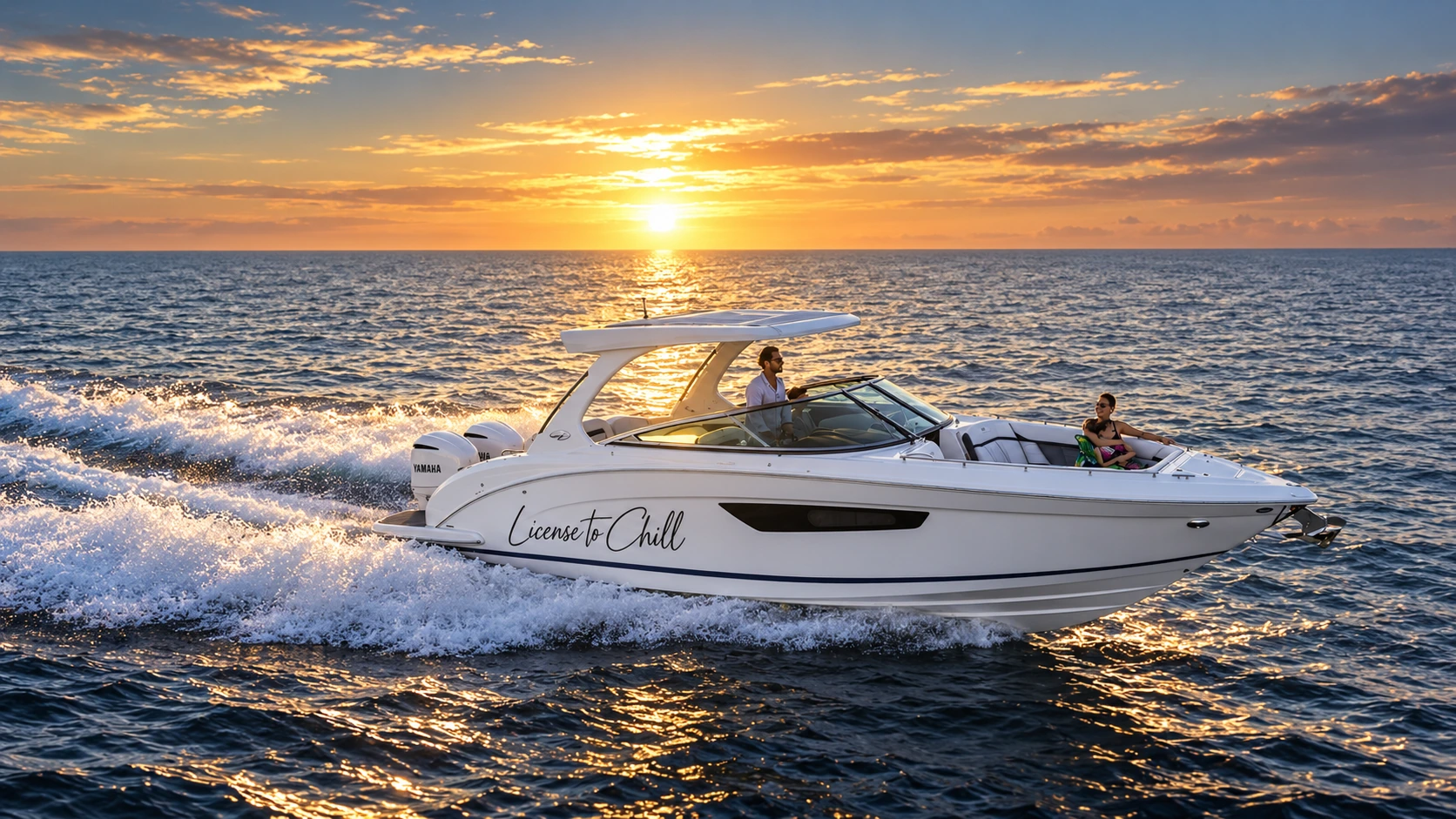 Regal 33 OBX cruising in Fort Lauderdale