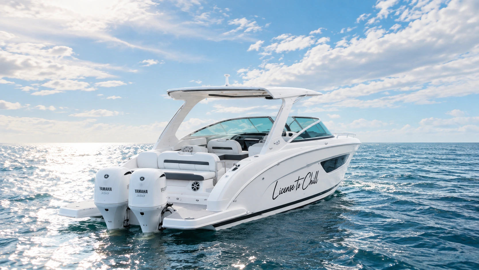 Regal 33 OBX cruising in Fort Lauderdale